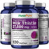 NusaPure Milk Thistle Extract 27,500mg 120 Veggie Capsules (50:1 Extract) Max Strength with 80% Silymarin