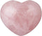 Natural Rose Quartz Heart Love Palm Pocket Stone Healing Chakra Worry Stone (1.8 Inch)