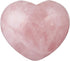 Natural Rose Quartz Heart Love Palm Pocket Stone Healing Chakra Worry Stone (1.8 Inch)