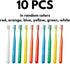 Japanese Toothbrush Oral Care Tuft24, Capless Pack of 10, Soft for Healthy Gums and Strong Brushing Pressure