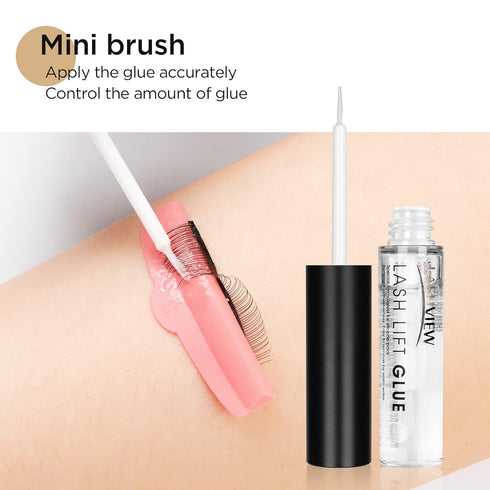 LASHVIEW Lash Lift Adhesive, Eyelash Perm Glue, Odorless & Irritation-Free, 5ML