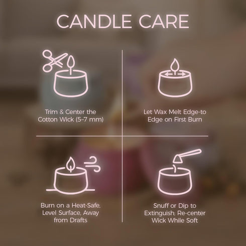 Set 4 Pack 120H 17.6 Oz Scented Candles Gift for Women with Sayings, Aromatherapy Candles with Four Scents, Birthday