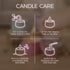 Set 4 Pack 120H 17.6 Oz Scented Candles Gift for Women with Sayings, Aromatherapy Candles with Four Scents, Birthday
