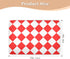 miaozhen 52" 34" Buffalo Plaid Red White Extra Large Resuable Baby Bed Pad Soft Absorbent Potty Training Pads Changing