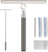 Pawy Pawy Shower Squeegee for Glass Doors, Telescopic 2-in-1 Squeegee for Window Cleaning with
