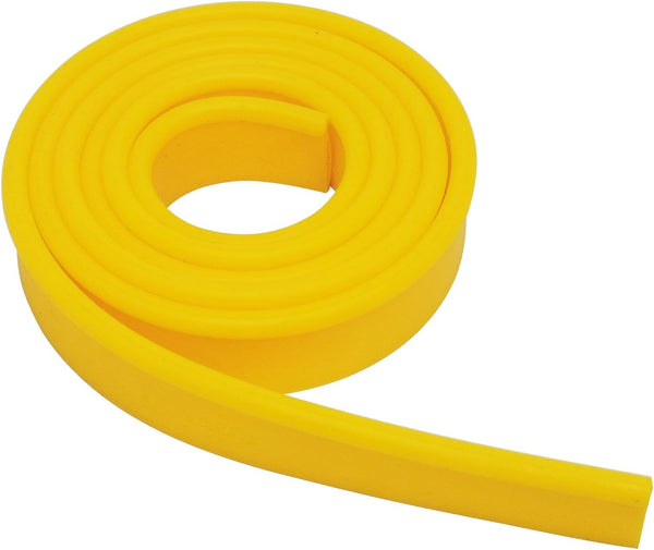 Squeegee Replacement Rubber Strip, 105cm/41inch Window Cleaning Squeegee Rubber, Yellow, 1 Piece