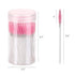 100 Pcs Disposable Mascara Wands, Crystal Eyebrow Spoolies Brush for Eyelash Extensions, Makeup Applicators with