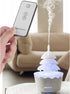 LUCOJET 250ML 7 Essential Oil Diffuser, Christmas Tree Aromatherapy Diffuser, Ultrasonic Cool Mist Humidifier