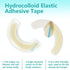 XIIFIIFII 20 Pcs Elastic Ostomy Barrier Strips, Medical Grade Hydrocolloid Waterproof Leak, Pressure Sensitive Skin