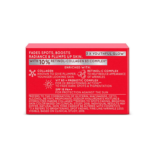 Pond's Age Miracle Day Cream | 10% Retinol - Collagen B3 Complex | For Youthful Glow | 12g (0.42 Ounce)