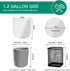 JOYEUX Small Trash Bags, 1.2 Gallon, 90 Count, Mini Garbage Bags for Bathroom, Home Office Trash Can Liners