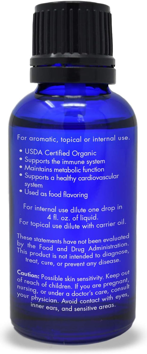Organic Cinnamon Essential Oil by Zongle – 100% Pure Natural, Therapeutic & Food Grade for Cooking, Baking, Diffuser -