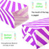 Bright Color Striped Paper Bags, Rainbow Party Bags for Kids’ Birthday Party, Baby Shower, Wedding (50CT)