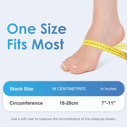 Pack 1 (2 Packs) ComfiTECH Foot & Toe Ice Sleeve for Forefoot Pair, Cooling Feet Application Wrap with Stretchable