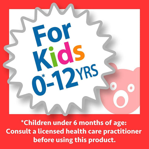 Kids Relief Throat Ease Syrup for Ages 0-12 - 3.4 Fl Ounce