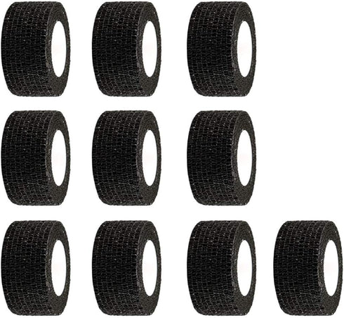 ESUPPORT 1 Inch X 5 Yards Self Adherent Cohesive Wrap Bandages, Strong Elastic First Aid Tape (10 Count)