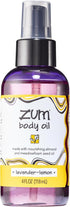 Indigo Wild Zum Lavender-Lemon Body Oil, Nourishing Massage Oil for Therapy & Hydration, 4 fl oz