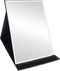 X-Large Portable Folding Makeup Mirror with Adjustable Stand, PU Leather Vanity Table for Personal Beauty