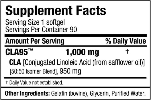 Allmax Nutrition CLA, 90 Softgels, 95% Conjugated Linoleic Acid