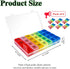 Quaocens 6 Pack 4 7 4 Pill Organizer Monthly Weekly Pill Organizer Times a Day XL Large Pills Organizer Day Pills