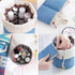 INVODA 2PCS Travel Cosmetic Bags - Barrel Makeup Bag, Portable Foldable Cases for Toiletry Bucket Organizer