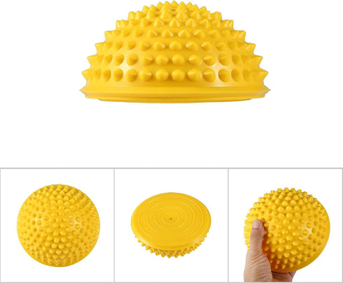 Spiky Half Round Massage Ball for Yoga and Fitness