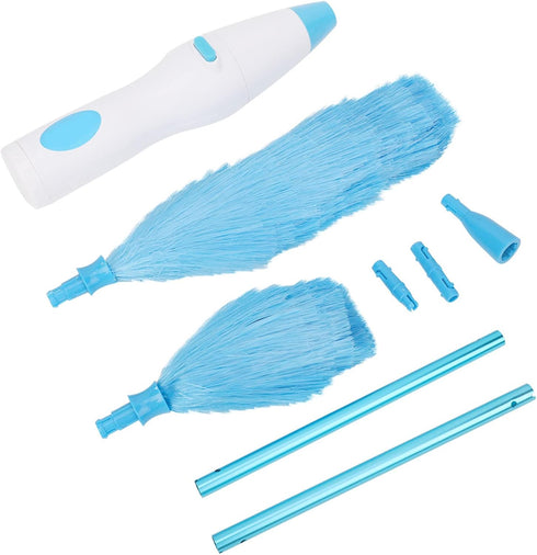 180° Bendable Electric Duster for Window Blinds and Furniture with Electrostatic Cleaning Feature