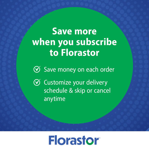 Florastor Advanced Gas & Bloat Probiotic, 30 Capsules, Digestive Enzymes & Botanicals for Digestive Health