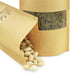 50 pcs Kraft Bags with Window Stand Up Ziplock Seal Paper Bag, Resealable Large Food Storage Pouch 1oz 3.5×5.5in