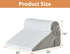 Set 9&12inch BIEEZZK Wedge Pillow for After Surgery, Wedge Pillow for Acid Reflux, Bed Wedge Pillow with Adjustable