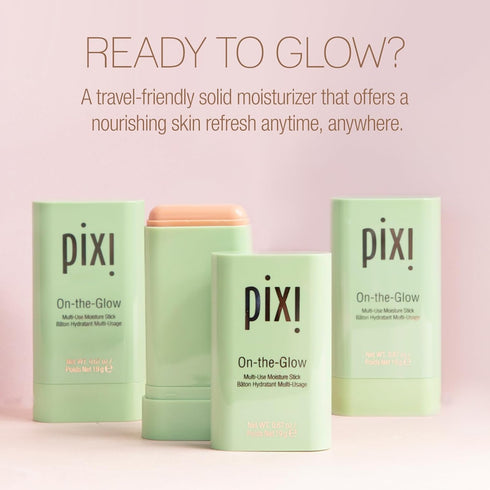 Pixi Beauty On-the-Glow | Colorless Solid Moisturizer Stick | Multi-Use Moisturizer | Travel-Friendly Hydration (0.67