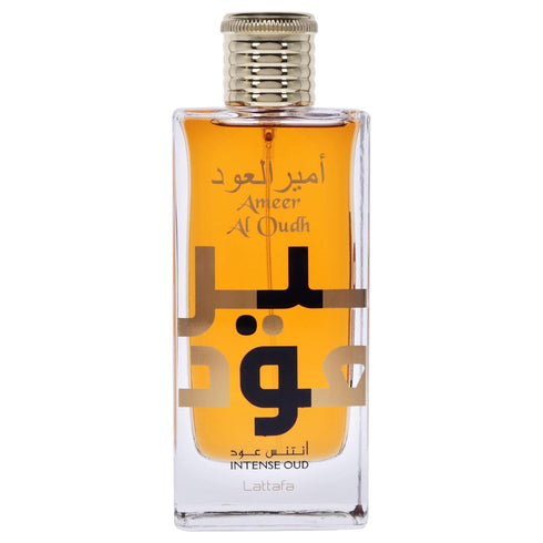 Lattafa Ameer Al Oud Intense Oud for Unisex Eau de Parfum Spray, 3.4 Ounce