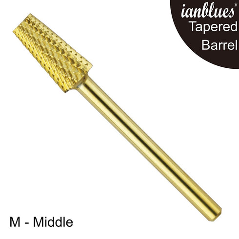 Tapered Barrel Carbide Nail Drill for Electric Manicure Drill Machine | Pro-Remove Nail Gels, Acrylic Gels, Dip Powder