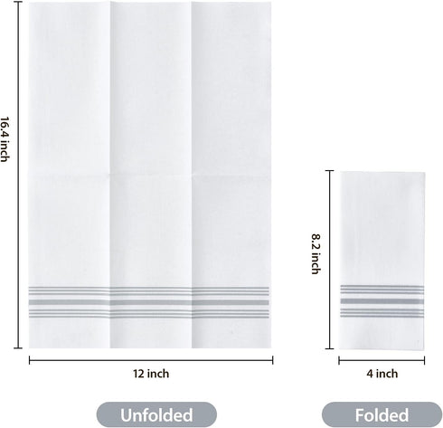 Vplus 150 PACK Guest Towels Disposable Bathroom - Decorative Soft Absorbent Paper Hand Towels for Dinners, Kitchen,