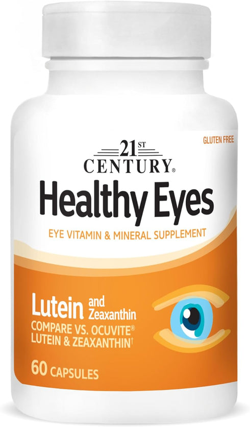21st Century Healthy Eyes Lutein and Zeaxanthin Capsules | 60 Count (27454)
