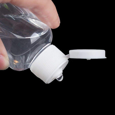 TRENDBOX 8oz/250ml Clear Bottles with Flip Cap Lid, BPA-Free Travel Containers for Shampoos and Lotions
