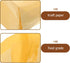 Packaging 100pcs GLEAVI Kraft Paper Bread Bags with Window, Oil-proof Toast Bags Large Yellow Baking Pastry Storage