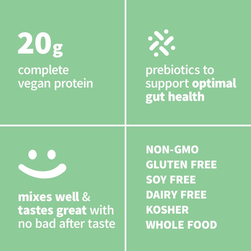 Sprout Living Epic Protein, 20 Grams Organic Plant Based Protein Powder, Vanilla Lucuma, Vegan, 1 Pound