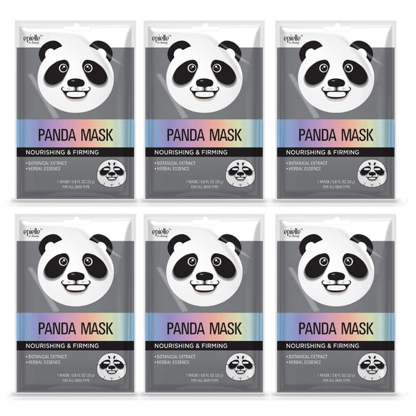 Epielle Panda Character Skincare Sheet Masks, Animal Spa Mask for All Skin Types, Spa Gifts for Women