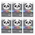 Epielle Panda Character Skincare Sheet Masks, Animal Spa Mask for All Skin Types, Spa Gifts for Women