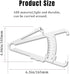 Body Fat Caliper with Measure Chart for Accurately Measuring Body Fat (White)