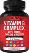 Divine Bounty Super B Complex Vitamins - All B Vitamins Including B12, Support Healthy Energy Metabolism