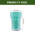 EXCEART 200pcs Double-head Toothpicks, Soft Plastic Oral Care Interdental Floss Cleaners for Braces & Hygiene
