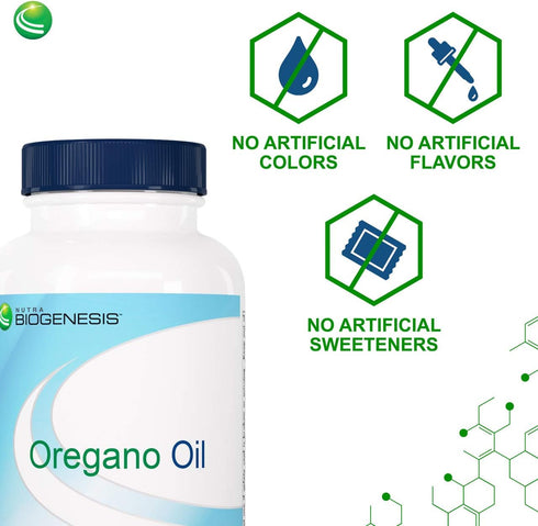 Nutra Biogenesis Oregano Oil Softgel Capsules, 120 Softgels for Immune Support