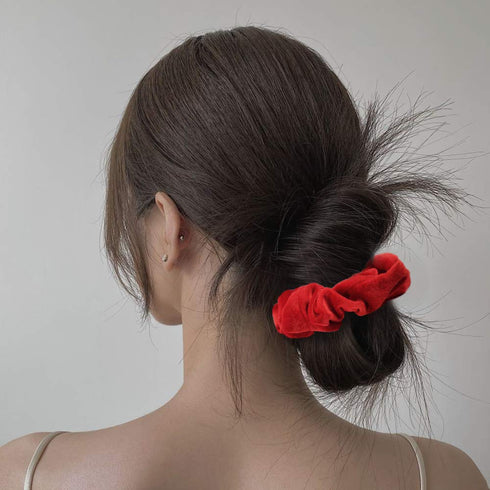 Semato 16 Pack Christmas Red Velvet Scrunchies for Hair, Hair Ties Ropes for Women or Girls Accessories
