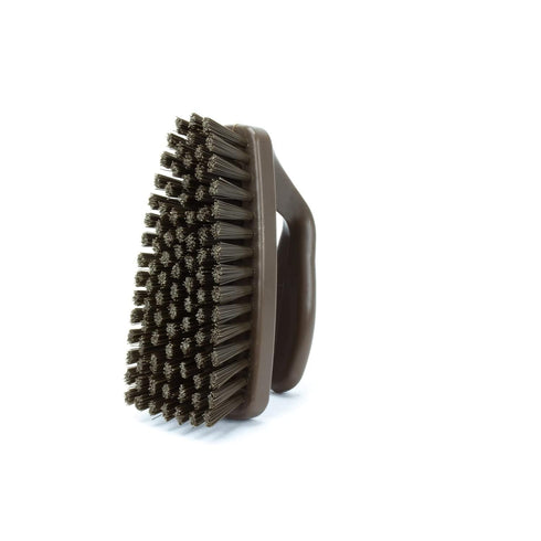 SPARTA Scrub Brush with Iron Shaped Handle, Heavy Duty Scrubber Brush for Kitchen, Bathroom, Tile, 6 Inches