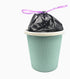 NO.1987 commerce 4 120 Counts Gallon Black Drawstring Trash Bags, Small Garbage Bag Home Trash Can Liners