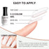 RARJSM Milky White Gel Polish, 15ML French White Nail Art Manicure Varnish, LED UV Translucent Gel Nail Polish Soak Off