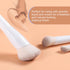 KINGMAS Angled Foundation Brush, Mini Concealer Brush, Kabuki Under Eye Contour Makeup Tool for Liquid, Cream, Powder