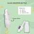 Travel Skincare Containers Set - TSA Approved Toiletry Bag & Travel Size Bottles for Serums, Moisturizers & Oils